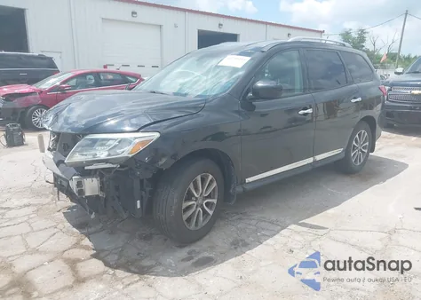 2013 Nissan Pathfinder Sl из США, поврежденный, VIN 5N1AR2MM6DC649417